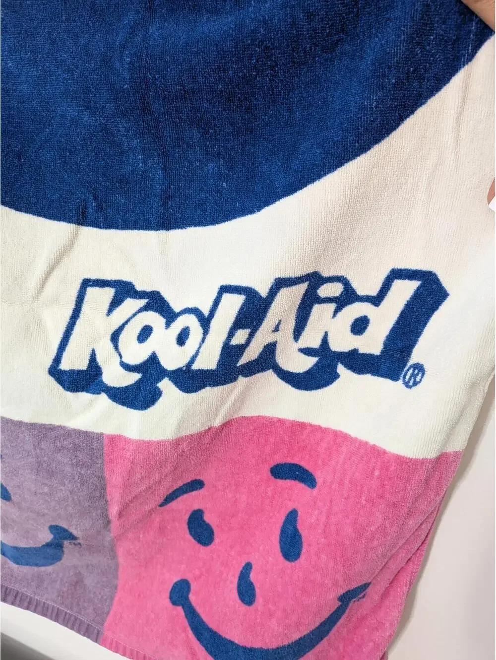 Vintage Kool-Aid Beach Towel Y2K 2000's Kool Aid Man Pool Lake Days Collectable